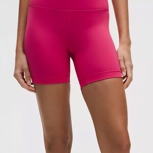 Wunder Train High-Rise Short 6", Size 12, Raspberry Coulis